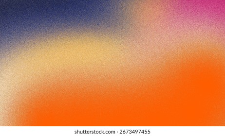 Premium Gradiente abstrato fundo colorido malha com efeito de ruído Papel de parede granulado Ruído granuloso textura borrada abstrata Ruído digital gradiente.