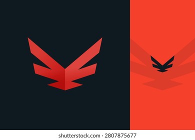 Premium Gradient Eagle Logo Modern Colorful Brand Identity Vector Design