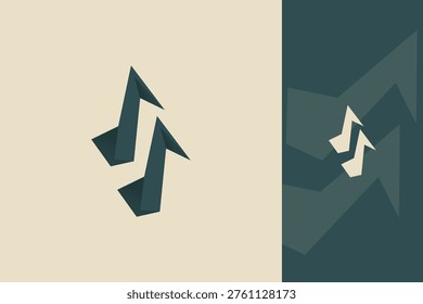Premium Gradient Music Logo Modern Sound Audio Entertainment Brand Vibrant Identity Vector Template
