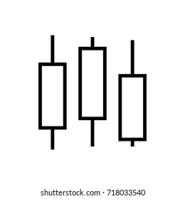 Premium graph icon or logo in line style. High quality sign and symbol on a white background. Vector outline pictogram for infographic, web design and app development.