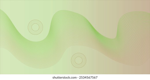 Fondo abstracto del color gris de Premium con la onda verde clara, modelo azul real dinámico de la onda, líneas onduladas que fluyen modernas, fondo de la fluidez