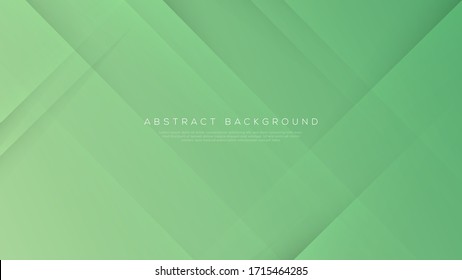 Premium green abstract background with dynamic shadow on background. Vector background. Eps10