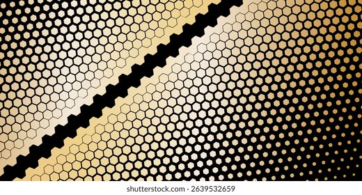 premium green gradient background with hexagon geometric pattern for banner, poster, and cover