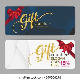 Premium grift voucher template.