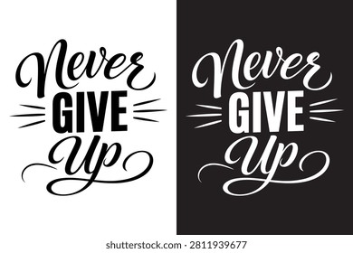 Premium hand lettered typography featuring the motivational quote 