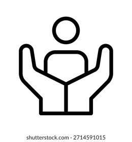 Premium Hands Care ícone definido para higiene, cuidados com a pele, proteção, design de interface de usuário de bem-estar
