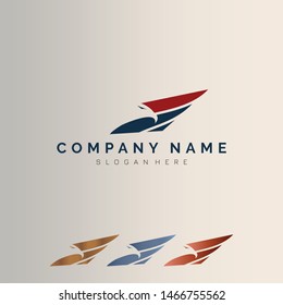 Premium Hawk Capital Logo Vector