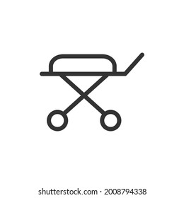 Premium healthcare line icon for app, web and UI. Vector stroke sign isolated on a white background. Outline icon of healthcare in trendy style.