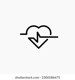 Premium of heart line icons. Simple Heart, Stroke vector illustration on a white background. Modern outline style icons collection.