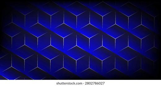 Premium hexagon structure pattern background  3d rendering. llustration industrial