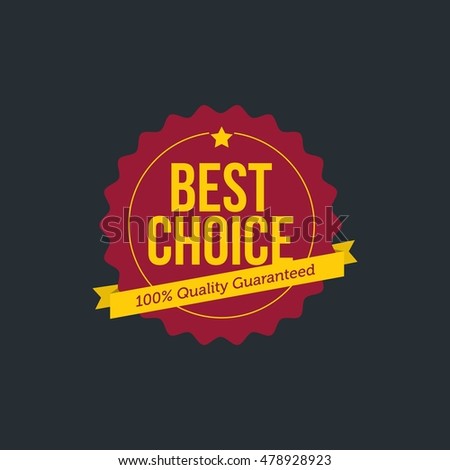 Premium and High Quality label. badge quality vector commercial icon design collection