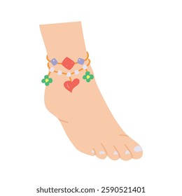 Premium icon of anklet in modern style, ready to use vector