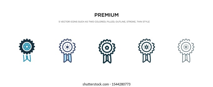 premium icon in different style vector illustration. two colored and black premium vector icons designed in filled, outline, line and stroke style can be used for web, mobile, ui