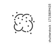 Premium Icon of Dust Cloud. Custom Vector Pictogram for Web and App in Outline Style. 