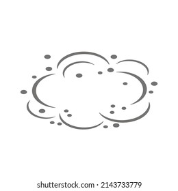 Premium Icon of Dust Cloud. Custom Vector Pictogram for Web and App in Outline Style.