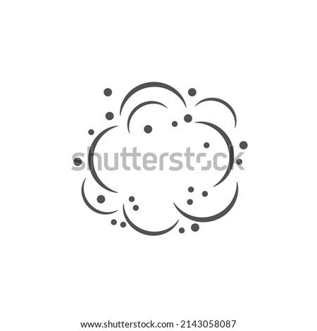 Premium Icon of Dust Cloud. Custom Vector Pictogram for Web and App in Outline Style.
