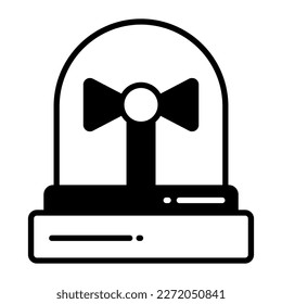 Premium-Symbol für Notrufsiren, leicht zu bedienende Vektorgrafik