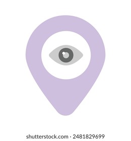 Premium icon of location monitoring vector design