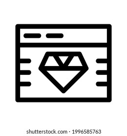 Premium-Symbol oder Logo einzeln auf Zeichen, Vektorgrafik - qualitativ hochwertige Vektorsymbole mit schwarzem Hintergrund
