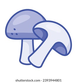 Premium icon of mushroom, healthy and organic food