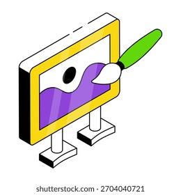 Icono de Premium del tablero de la pintura