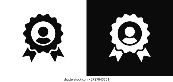 Premium Icon Set Schwarz und Weiß