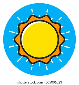 Premium Icon of the Sun.