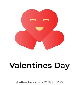 Premium icon of valentines day, editable vector design