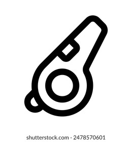 Premium icon of whistle ready to use vector