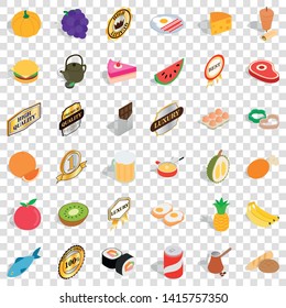 Premium icons set. Isometric style of 36 premium vector icons for web for any design