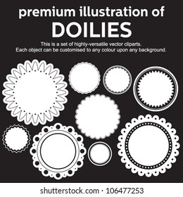 premium illustration of doilies
