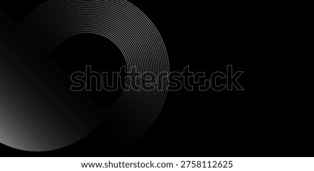 Premium Industrial Black and Silver Line Graphic