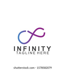 Premium infinity logo design. Icon infinity vector illustration. Eps10