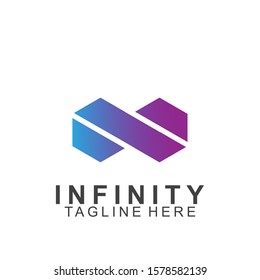 Premium infinity logo design. Icon infinity vector illustration. Eps10