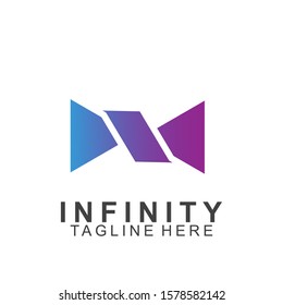 Premium infinity logo design. Icon infinity vector illustration. Eps10