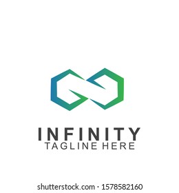 Premium infinity logo design. Icon infinity vector illustration. Eps10