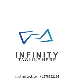 Premium infinity logo design. Icon infinity vector illustration. Eps10