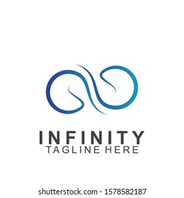 Premium infinity logo design. Icon infinity vector illustration. Eps10