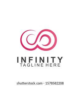 Premium infinity logo design. Icon infinity vector illustration. Eps10