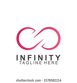 Premium infinity logo design. Icon infinity vector illustration. Eps10