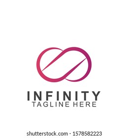 Premium infinity logo design. Icon infinity vector illustration. Eps10