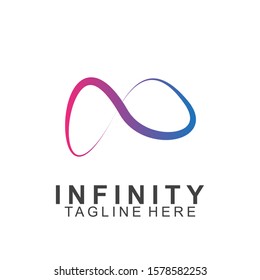Premium infinity logo design. Icon infinity vector illustration. Eps10