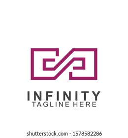 Premium infinity logo design. Icon infinity vector illustration. Eps10