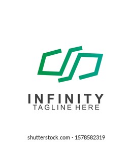 Premium infinity logo design. Icon infinity vector illustration. Eps10
