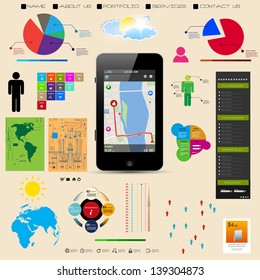 Premium infographics master collection vector eps10, you can easy editable