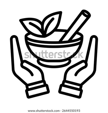 Premium ingredients icon outline set sign