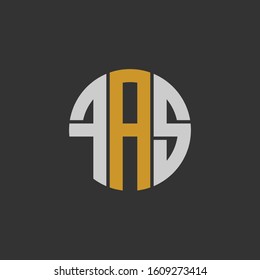 Premium initial FAS or F letter logo design