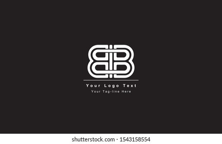 Premium Initial Letter BB logo design. Trendy awesome artistic black and white color
BB initial based Alphabet icon logo