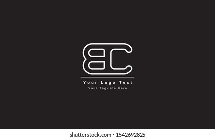 Premium Initial Letter BC logo design. Trendy awesome artistic black and white color
BC CB initial based Alphabet icon logo