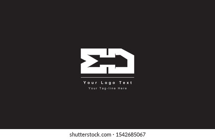 Premium Initial Letter BD logo design. Trendy awesome artistic black and white color
BD DB initial based Alphabet icon logo